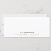 スクリプトモダンミニマル金ゴールドギフト証明書 (正面)