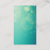 スクリプトモダンモノグラムエレガント美容師 名刺 (裏面)