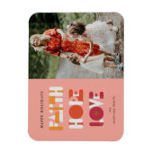 スクリプトモダン信仰hope love photo holiday magnet マグネット (縦)