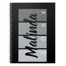 スクリプトモダン名デザイン – ブラック&シルバーミニマル