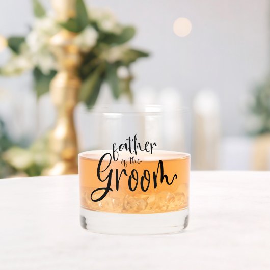 スクリプトモダン名Moder Giftの父 ウイスキーグラス (インサイチュ (ウェディング))