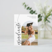 スクリプトモダン大学院Archフォト招待状 ポストカード (スタンド正面)