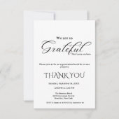 スクリプトモダン感謝パーティー,感謝パーティー 招待状 (正面)