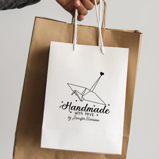 スクリプトモダン折り紙の手作りビジネス，大 ラバースタンプ