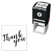 スクリプトモダン結婚式の引き出物ありがとう セルフインキングスタンプ (インサイチュ)