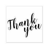 スクリプトモダン結婚式の引き出物ありがとう セルフインキングスタンプ (デザイン)