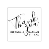 スクリプトモダン結婚式の引き出物 ラバースタンプ (インプリント)