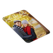 スクリプトモダン |カップルの写真を保存 マグネット (右側)