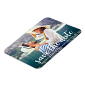 スクリプトモダン |セーブ・ザ・デート案内写真 マグネット (左側)