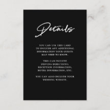 スクリプトモダン | ブラック結婚詳細