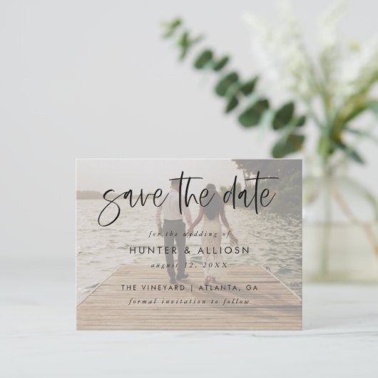 スクリプトモダンPostCardの日付を保存 ポストカード (スタンド正面)