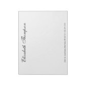 スクリプトモノグラムの ノートパッド (回転)