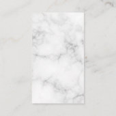 スクリプトモノグラムキスステインマーブル 名刺 (裏面)