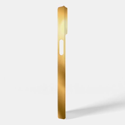 スクリプトモノグラムゴールドフォイルパターングラムトレンディー Case-Mate iPhoneケース (裏面 / 右)