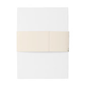 スクリプトモノグラムボホワイルドフラワー結婚ズ 招待状ベリーバンド (裏面例)