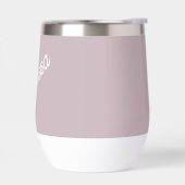 スクリプトモノグラム、ライトパープル (左面)