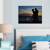 スクリプトラブ水平ポートレートフォイルプリント 箔ポスター (インサイチュ (寝室))