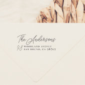 スクリプトレタリングファミリ名とドア番号 セルフインキングスタンプ