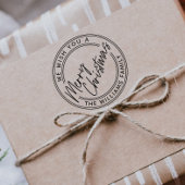 スクリプトレタリングメリークリスマス セルフインキングスタンプ