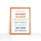 スクリプトレタリング引用文アートポスター ポスター