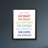 スクリプトレタリング引用文アートポスター ポスター