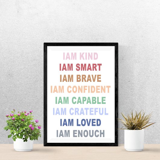 スクリプトレタリング引用文アートポスター ポスター