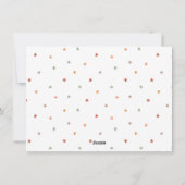 スクリプトレタリング&スターズクリスマスホリデーフォト シーズンカード (裏面)