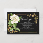 スクリプト予算の葬儀サンキューカード サンキューカード (正面)