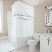 スクリプト付きシャワーカーフランスのテン シャワーカーテン (インサイチュ)