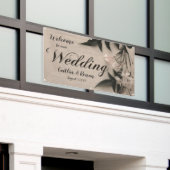 スクリプト付きジャスミン 横断幕 (ビルの外側)