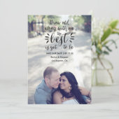 スクリプト付き引用 保存日付 フォト アナウンスメント セーブザデート (スタンド正面)