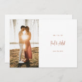 スクリプト内の名前日付カードを保存する 招待状 (正面/裏面)