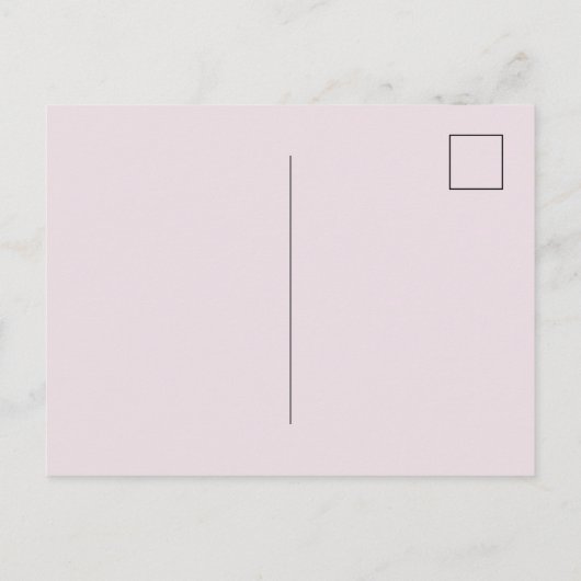 スクリプト内の名前 |赤面ピンクの写真の卒業式 インビテーションポストカード (裏面)