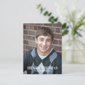 スクリプト写真 卒業おめでとう ポストカード (スタンド正面)