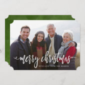 スクリプト化されたクリスマス シーズンカード (正面/裏面)