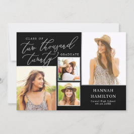 スクリプト化された年の編集可能カラー目盛招待状 案内状