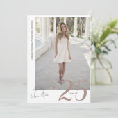 スクリプト卒業生カード5枚の写真 招待状 (スタンド正面)