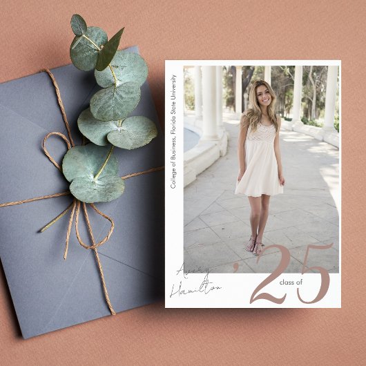 スクリプト卒業生カード5枚の写真 招待状