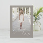 スクリプト卒業生カード5枚の写真 招待状 (スタンド正面)