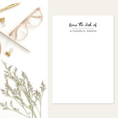 スクリプト名のデスクシンプルからパーソナライズされた ポストイット