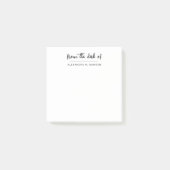 スクリプト名のデスクパーソナライズされたからシンプル。 ポストイット (正面)