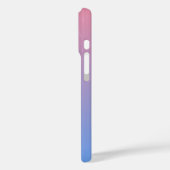 スクリプト名を使用したピンク色のグミニマルラディションハート Case-Mate iPhoneケース (裏面 / 左)