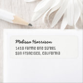 スクリプト名を持つ基本住所 シール (インサイチュ)