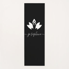 スクリプト名ヨガポーズロータスパーソナライズされた ヨガマット