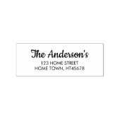 スクリプト名差出人住所 ラバースタンプ (インプリント)