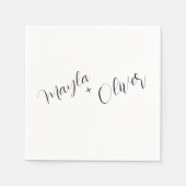 スクリプト名結婚のナプキン スタンダードカクテルナプキン (正面)