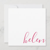 スクリプト名 ノートカード (正面)