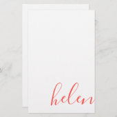 スクリプト名 便箋 (正面/裏面)