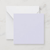 スクリプト名Purpleからの手書きメモ ノートカード (裏面)