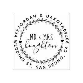 スクリプト夫妻の結婚リース差出人住所 ラバースタンプ